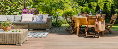 terrasse en bois près de Boulogne-sur-Mer